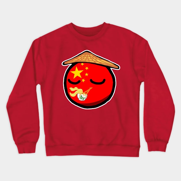 Chinaball Crewneck Sweatshirt by Graograman